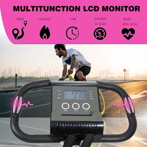 Vélo d'appartement pour usage intérieur avec affichage de la fréquence cardiaque, modèle <span class=keywords><strong>Xbike</strong></span> 11, charge maximale 300 kg, vélo d'exercice et de fitness - Product Image 2