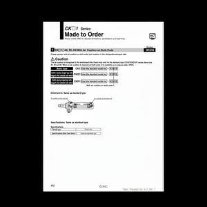 SMC Pneumatics Cilindro de abrazadera de - Product Image 1
