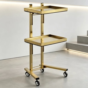 Chariot de Salon de Coiffure à Roulettes Universelles Pivotant à 360° pour Salon de Beauté - Product Image 1
