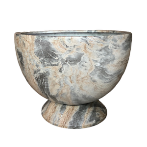 Hand-Carved Fiberglass Planter Pots Rustic Farmhouse Design Durable Lightweight Eco-Friendly <b>Best</b> Selling - Product Image 2