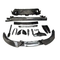 Pièce auto BTC pour Porsche Taycan : Kit carrosserie style MSY, Lame avant, Lame arrière, Jupes latérales, Spoiler en fibre de carbone