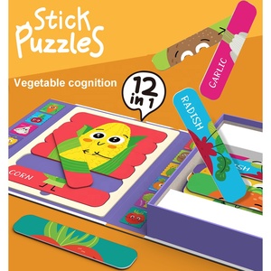 Đầu Giáo Dục 12 Trong 1 Stick Câu Đố Đồ Chơi 36Pcs Hai Mặt Tạo Ra 12 Khác Nhau Trò Chơi Câu Đố Trò Chơi Ghép Hình Câu Đố Với Hộp Lưu Trữ - Product Image 3