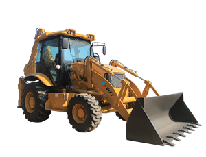 Maquinaria de movimiento de tierras marca VIFT Mini Tractor 4WD Excavadora retroexcavadora a la venta - Product Image 3