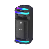 Enceinte karaoké portable 8 pouces, enceinte de fête, microphone sans fil, lumière LED, télécommande, rechargeable