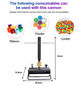 <span class=keywords><strong>Precio</strong></span> bajo eléctrico portátil cinta cañón DMX Control confeti máquina DJ fiesta boda celebración rosa azul género revelar - Product Image 5