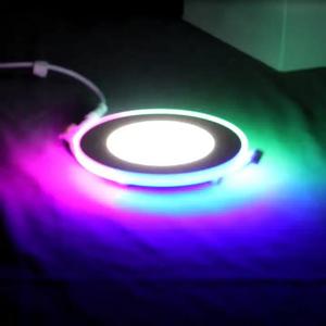 Thay đổi màu sắc Wafer mỏng potlight tuya 4 ''thông minh RGB LED Đèn nồi với ánh sáng ban đêm chế độ - Product Image 1