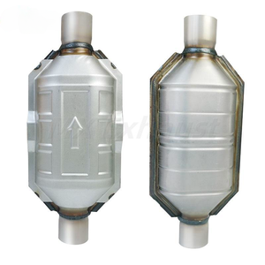 Pipa Knalpot Performa Tinggi Universal Stainless Steel dengan Konverter Katalitik 200/400 Sel, 2" 2.25" 2.5" - Product Image 6
