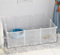 Facile à assembler PP meubles pour animaux de compagnie clôture réglable cage pour chat cage à lapin petite maison pour animaux