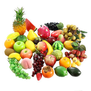 Ensemble de fruits artificiels en mousse de simulation - Oranges, bananes, citrons verts, pommes pour la décoration de la maison, de la cuisine, des fêtes, de la photographie, de Noël et de Pâques - Product Image 1
