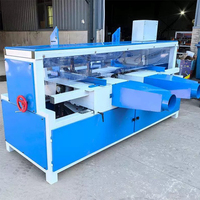 Machine à rainurer automatique à tête simple/double de type US pour palettes en bois