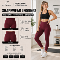Culottes gainantes taille haute sans couture respirantes écologiques antibactériennes à compression moyenne en nylon pour femmes adultes