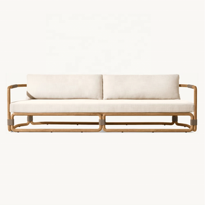 Sassanid Outdoor All-weather Rope Teak Patio Muebles de jardín Hotel de lujo Muebles de exterior <span class=keywords><strong>Maro</strong></span> Solid Teak Lounge Set - Product Image 4