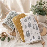 Couverture bébé en coton éponge respirante, couleur personnalisable, prix d'usine, pour la vente en gros