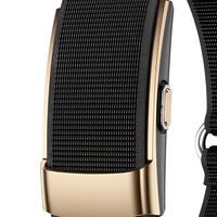Bracelet intelligent sans écran QX Air, tracker d'activité, bracelet tissé, fréquence cardiaque, suivi du sommeil, SpO2, compteur de pas pour Android