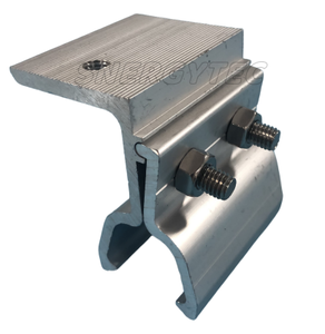 Pince <span class=keywords><strong>de</strong></span> <span class=keywords><strong>toit</strong></span> à installation <span class=keywords><strong>rapide</strong></span> pour <span class=keywords><strong>fixation</strong></span> solaire en finition anodisée en aluminium Al6005-T5 durable - Product Image 4