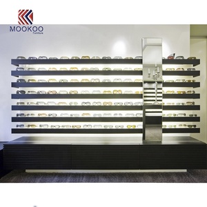 Design d'Interni Moderno per Negozio di Occhiali con Illuminazione LED Personalizzata <span class=keywords><strong>e</strong></span> Montature in Legno, Metallo <span class=keywords><strong>e</strong></span> Vetro - Product Image 3