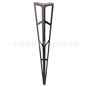 Yijun Triangular Hollow Gold <b>Table</b> <b>Leg</b> 013 Heavy Duty Modern Minimalist Furniture Accessory - Product Image 4
