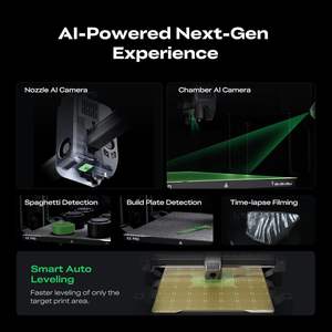 Impresora 3D Creality K2 Pro Combo (A) Multicolor, 600 mm/s de Alta Velocidad, Cámara Dual con IA, Completamente Ensamblada, Automática, 300x300x300 mm - Product Image 5