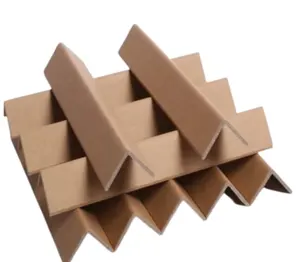 Oluklu karton açıları kenar panoları Kraft kağıt palet kenar koruyucu kenar karton köşe koruyucu