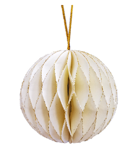 Ornements 3D personnalisables <span class=keywords><strong>en</strong></span> nid d'abeille <span class=keywords><strong>en</strong></span> <span class=keywords><strong>papier</strong></span> à pompons pour l'obtention du diplôme Diwali Noël Noël Mariage et décoration de vacances à la maison - Product Image 6