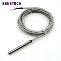 DS18B20 Kit Modul Sensor Suhu Tahan Air 100Cm Kabel Sensor Digital Adaptor Terminal Probe Baja Tahan Karat UNTUK Arduino
