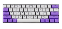 Keycap pour clavier mécanique RK61 GK61, 61 touches, couleur personnalisée, PBT double injection, Royal Kludge RK