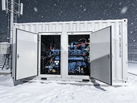 Générateur Direct Usine 800kW Biogaz 1000kVA Gaz Naturel GPL 1500kW Biogaz/GNC/GNL Méthane Conteneur Ouvert