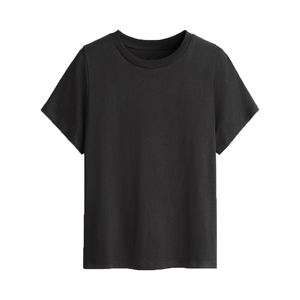 T-shirt personnalisé pour femme, style streetwear, col rond, manches courtes, 100% coton biologique, molleton uni 280g, respirant et écoresponsable - Product Image 1