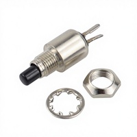 Bouton-poussoir momentané à réinitialisation automatique super micro rond de 5 mm DS-402, interrupteur de démarrage, normalement ouvert, 0,5 A, 125 V, en plastique rouge
