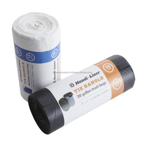 โรงงานผลิตถุงพลาสติก ถุงขยะ HDPE/LDPE แบบหนาพิเศษ สำหรับใส่ถังขยะ ม้วนแบบปิดผนึกด้วยความร้อน ขนาด 30x60 - Product Image 1