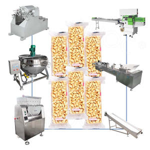 HNOC, máquina automática para hacer pasteles de caramelo de arroz inflado, máquina para tratar arroz Krispie, línea de producción de barras de cereales y proteínas - Product Image 5