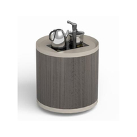 Petite table basse avec chauffe-eau et bouilloire table basse ronde amovible réception table basse meuble personnalisé