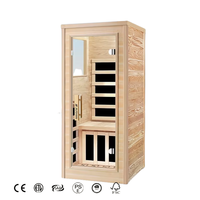 Sauna Eléctrica de Vapor Húmedo KLAFIN de 12KW, Diseño Moderno para Interiores, de Madera de Hemlock, para Villa