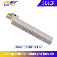 Porte-outil décalé pour tour de type suisse SDJCR1216JX-11F15 / SDJCR1216JX-11F10 Porte-outils de tournage CNC Outils de coupe pour machines