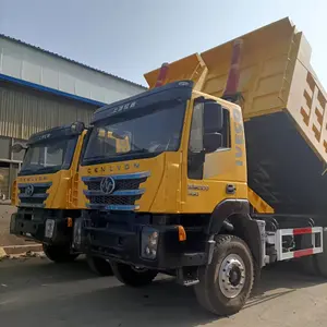 इस्तेमाल किया SAIC Iveco होंग्यान डंप ट्रक 10 पहिया 40 टन बिक्री के लिए परिवहन डम्पर