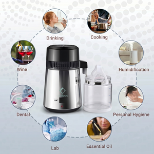Tanque interno <span class=keywords><strong>de</strong></span> acero inoxidable para uso Dental, <span class=keywords><strong>destilador</strong></span> <span class=keywords><strong>de</strong></span> <span class=keywords><strong>agua</strong></span> portátil <span class=keywords><strong>de</strong></span> <span class=keywords><strong>4</strong></span> <span class=keywords><strong>litros</strong></span> - Product Image 3