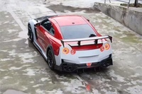 Nouveaux pare-chocs avant et arrière adaptés à la Nissan GTR R35, style VAR, kit carrosserie en fibre de carbone et fibre de verre