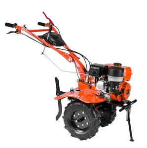 เครื่องพรวนดินขนาดเล็กเพื่อการเกษตร,เครื่องไถนาน้ำมันเบนซิน177F 7HP ริดจ์ปาร์ตี้การฝึกอบรมชิ้นส่วนทางเทคนิค Weeder 9HP