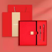 Coffret Cadeau Carnet 2026 de Luxe Personnalisable avec Stylo à Bille pour Salon Professionnel, Entreprise, Souvenir Premium