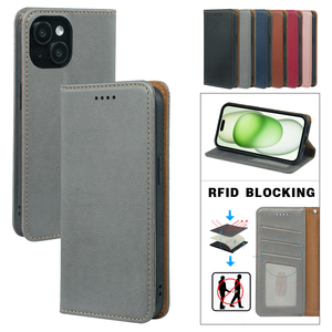 Folio Flip Purse Funda de cuero móvil para <span class=keywords><strong>Xiaomi</strong></span> <span class=keywords><strong>Qin</strong></span> <span class=keywords><strong>F22</strong></span> F21 <span class=keywords><strong>Pro</strong></span> <span class=keywords><strong>Qin</strong></span> 1 magnético Rfid bloqueo tarjetero funda de teléfono - Product Image 5