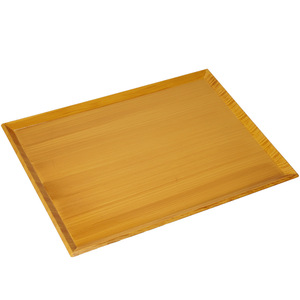 ถาดทรงสี่เหลี่ยมสไตล์ญี่ปุ่น ยี่ห้อดาบคู่ ถาดลายไม้ ถาดพลาสติกกันลื่น จานอาหารจานด่วน - Product Image 5