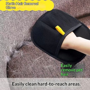 ถุงมือกำจัดขนสัตว์เลี้ยงอเนกประสงค์ สำหรับทำความสะอาดเสื้อผ้า โซฟา เตียง <span class=keywords><strong>ขนแมว</strong></span> ขนสุนัข อุปกรณ์ทำความสะอาดสัตว์เลี้ยง - Product Image 3