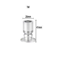 Foco LED de 5V, 1W/3W, decoración de iluminación de joyería, ambiente interior, Color, luz nocturna, mostrador, pantalla, focos, luz descendente con USB