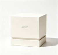 Boîte cadeau rigide vert émeraude mat avec fermeture magnétique, matériaux recyclés, couvercle/base en papier de qualité supérieure pour parfums, cosmétiques, fêtes