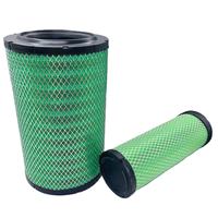 Filtre à air moteur haute qualité PU2438 pour système d'admission d'air des moteurs de machines de construction de rouleaux compresseurs