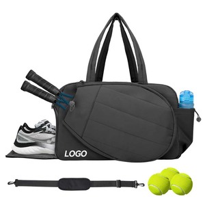Sac de raquette de tennis personnalisé, sac de <span class=keywords><strong>plage</strong></span> pour femme, sac de pickleball, sac de tennis avec compartiment pour chaussures - Product Image 1
