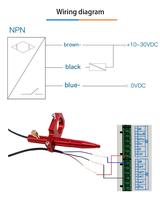 Kindlelaser CO2 Machine de gravure et de découpe Capteur de réglage de la mise au point Stylo laser Stylo autofocus Limiteur de plate-forme de levage