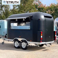 Wetruth Camion de restauration mobile, Van de restauration de rue, Scooter de restauration, Remorque de restauration pour glaces et hot-dogs, événements et traiteur