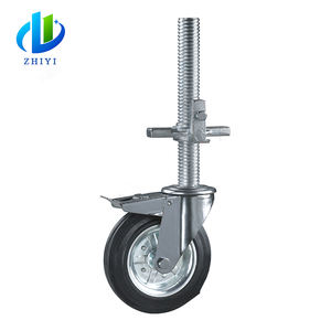 6 Zoll Rollen gerüst rad mit Tests Vierkant schaft für 2-lagige Gerüst räder Gin zum Verkauf - Product Image 5