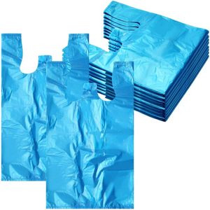 ถุงพลาสติกใส่เสื้อยืด ถุงช้อปปิ้งแบบใช้ซ้ำได้และแบบใช้แล้วทิ้ง สำหรับร้านอาหาร ร้านสะดวกซื้อ อาหาร ซูเปอร์มาร์เก็ต - Product Image 6